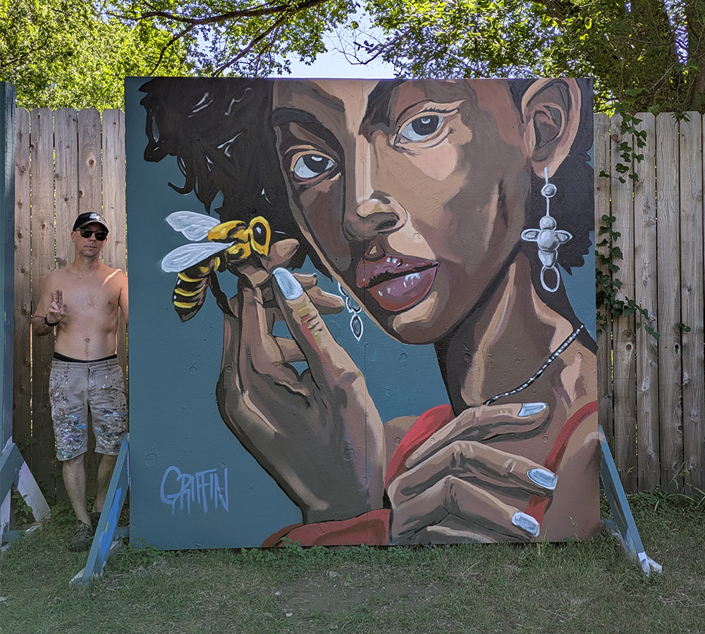 Curtis Griffin Texas Mural Artwork - Earth Day